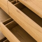 Šoninė lenta SACHA 120x40xH80cm, melaminas su ąžuolo žieve - Image 9