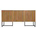 Komoda HAMPTON 160x40xH80cm, melaminas su ąžuolo žieve - Image 2