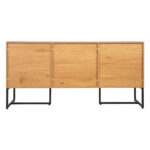 Komoda HAMPTON 160x40xH80cm, melaminas su ąžuolo žieve - Image 7