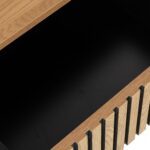 Naktinis staliukas HAMPTON 50x40xH55cm, melaminas su ąžuolo žieve - Image 5