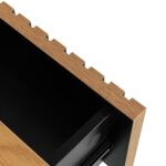 Naktinis staliukas HAMPTON 50x40xH55cm, melaminas su ąžuolo žieve - Image 9