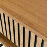 Naktinis staliukas HAMPTON 50x40xH55cm, melaminas su ąžuolo žieve - Image 10