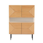 Spintelė NATE 100x40xH140cm, ąžuolas - Image 2