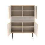 Spintelė NATE 100x40xH140cm, ąžuolas - Image 3