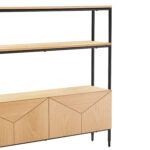 Lentyna NATE 125,5x32xH117cm, ąžuolas - Image 5