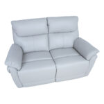 2 vietų sofa BOWEN su elektriniu mechanizmu, pilkšvai smėlio spalvos, natūrali oda - Image 4