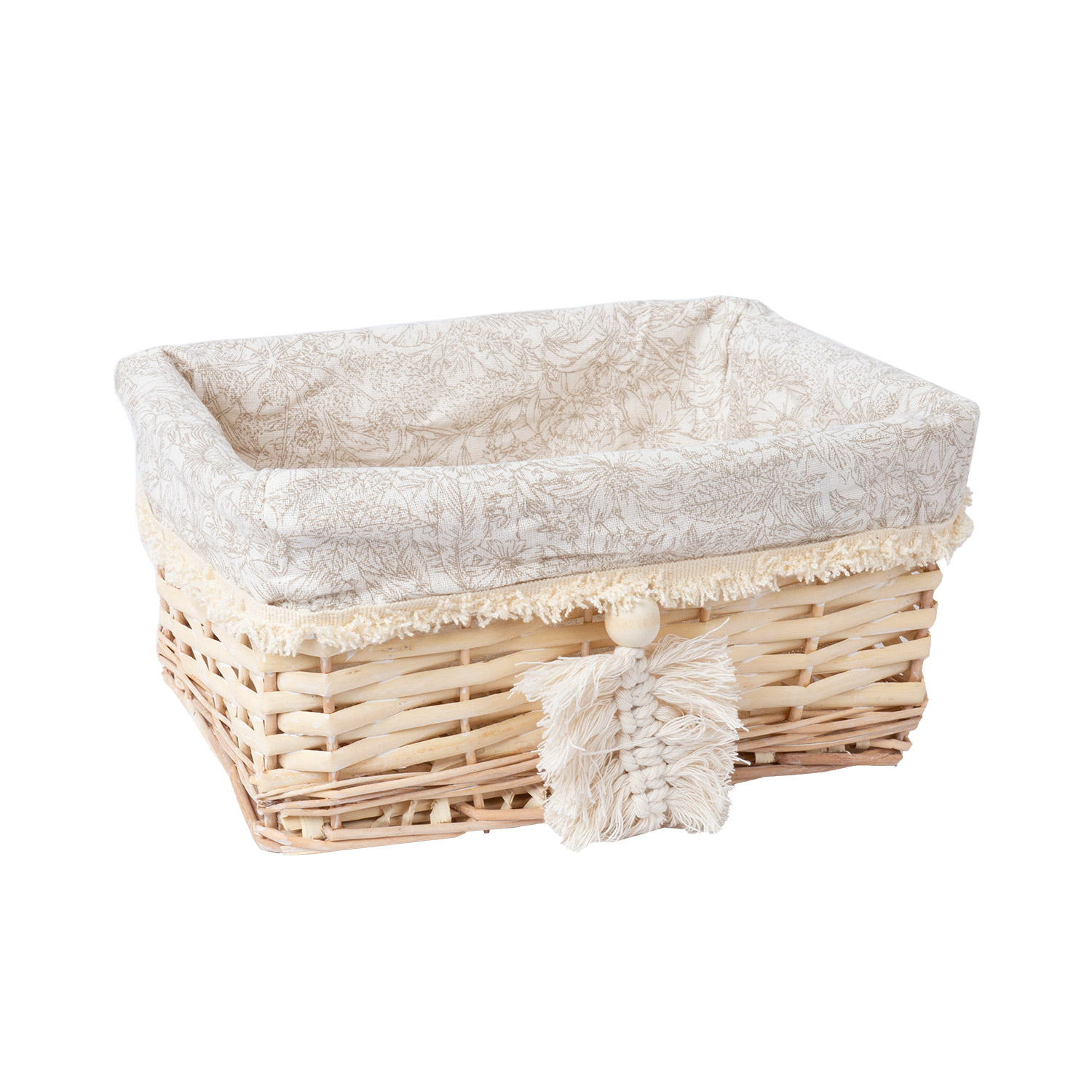 61004 Krepšelis WILLI TASSEL 26x18xH12cm - Image 1
