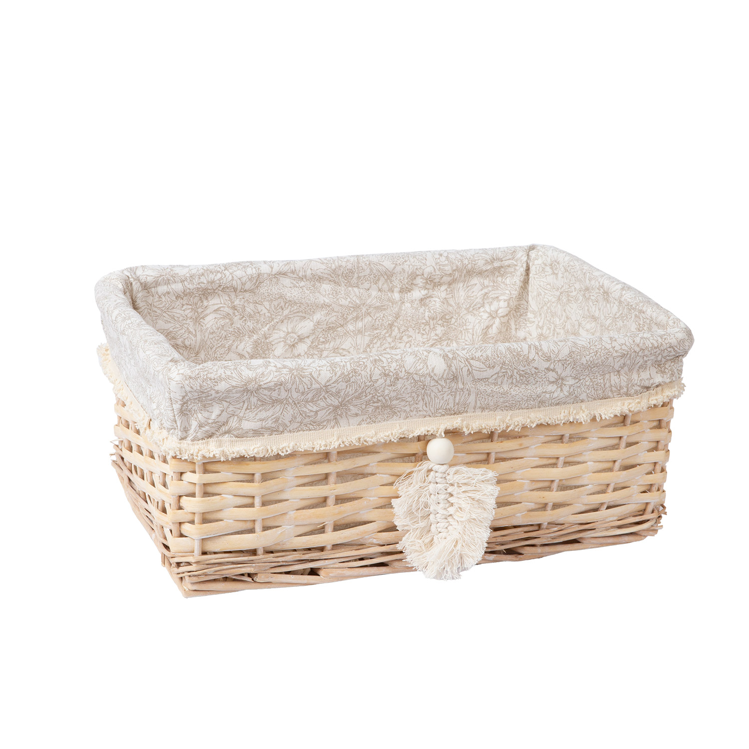 61034 Krepšelis WILLI TASSEL 38x25xH16cm - Image 1