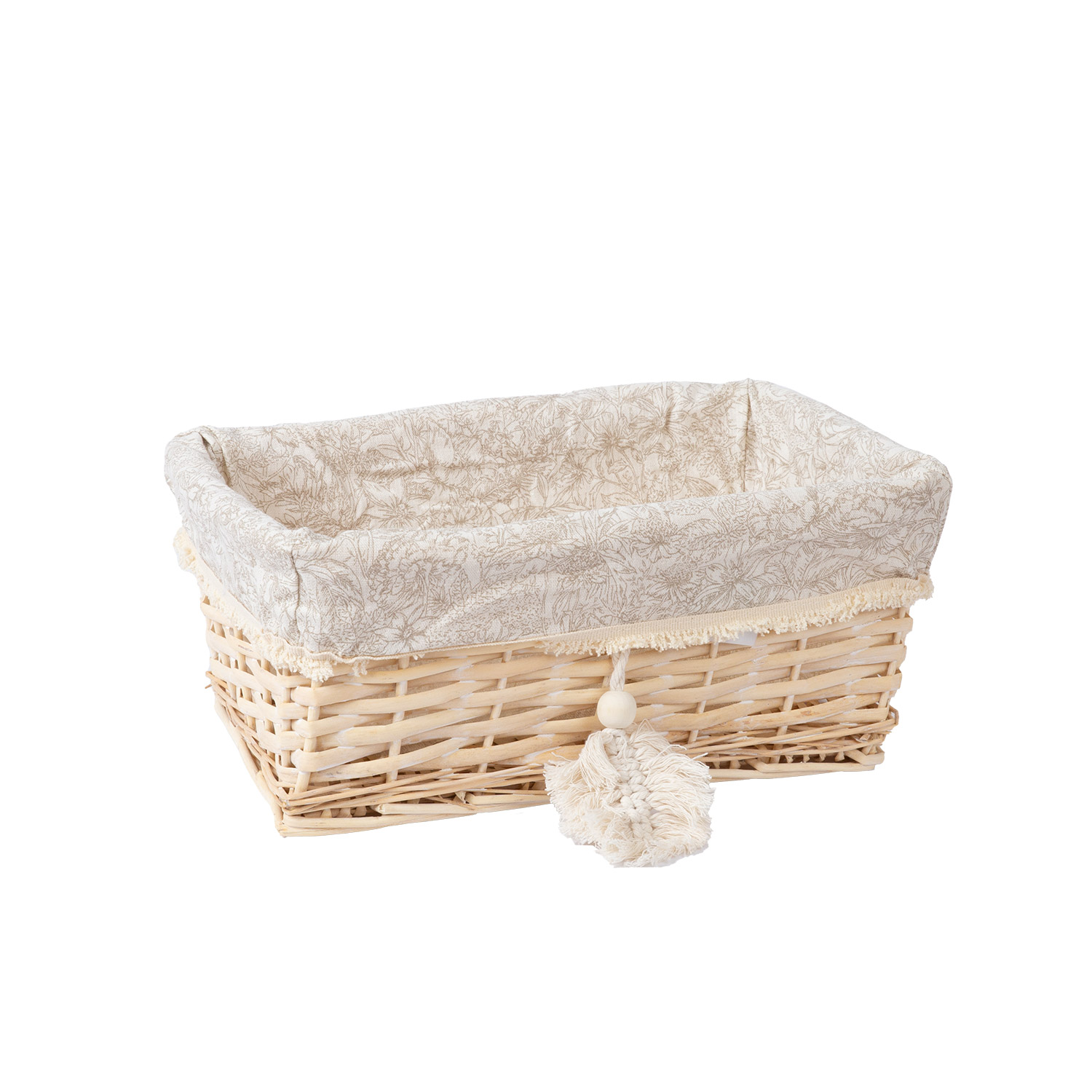 61035 Krepšelis WILLI TASSEL 33x20xH14cm - Image 1