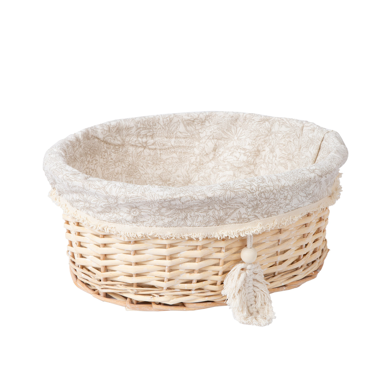 61038 Krepšelis WILLI TASSEL 36x29xH15cm - Image 1