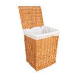 Krepšelis MAX-2, 37x32xH52cm, rudas su nėriniais - Image 2