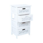 MIHKLI komoda su 4 stalčiais, 40x29x73cm, balta - Image 2