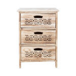 Komoda MIHKLI su 3 stalčiais, 40x29x58cm, natūrali - Image 4