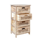 MIHKLI komoda su 4 stalčiais, 40x29x73cm, natūrali - Image 2