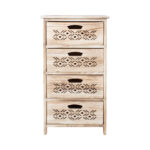 MIHKLI komoda su 4 stalčiais, 40x29x73cm, natūrali - Image 4