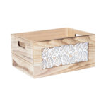 Medinė dėžutė KASEKE 36x26x18cm, natūrali