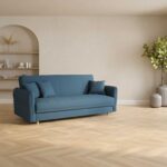 Sofa lova VISBY 200x88xH93cm, mėlyna - Image 11