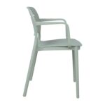 Kėdė MANGO 53x53xH79cm, žalsvai pilkas plastikas - Image 3