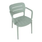 Kėdė MANGO 53x53xH79cm, žalsvai pilkas plastikas - Image 5