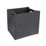 Krepšelis MAX FELT-1, 40x32xH37cm, tamsiai pilkas