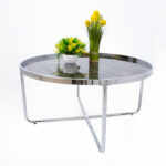 Kavos staliukas ASTOR D80xH40cm pilkos spalvos - Image 2