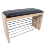 Avalynės stovas-suoliukas BENO 79,5x30xH50cm, šviesus ąžuolas - Image 3