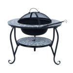 Ugniakuras MOSAIC 60x60xH45cm, pilkas