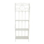 Lentyna SANDY 60x32xH166cm, antikvarinės baltos spalvos - Image 2