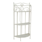 Lentyna SANDY 58x28xH114cm, antikvarinės baltos spalvos