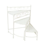 Lentyna SANDY 55x30xH66cm, antikvarinės baltos spalvos