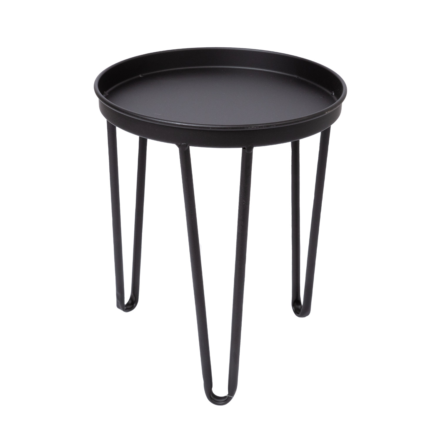 76765 Gėlių stovas CHIA 25,5×25,5x30cm, juodas - Image 1