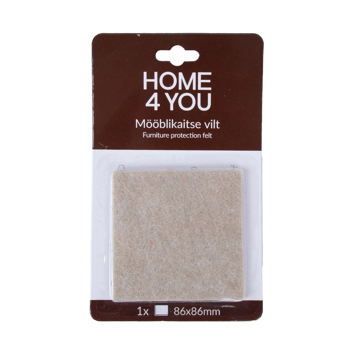 77184 Apsauginis veltinis 86x86 mm, 1 vnt., smėlio spalvos - Image 1