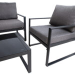 Sodo baldų komplektas LEIPZIG stalas, sofa, 2 kėdės - Image 3