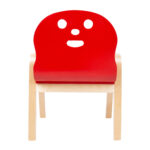 Vaikiška kėdutė HAPPY raudona - Image 4