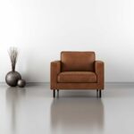 Fotelis LUCAS rudas - Image 6