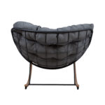 Supamasis krėslas ROYAL tamsiai pilkos spalvos - Image 4