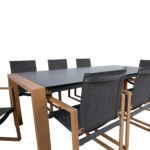 Sodo baldų komplektas DUISBURG stalas ir 8 kėdės - Image 4