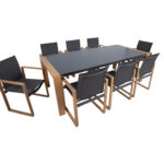 Sodo baldų komplektas DUISBURG stalas ir 8 kėdės - Image 5