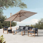 Sodo baldų komplektas DUISBURG stalas, sofa ir 2 foteliai - Image 8