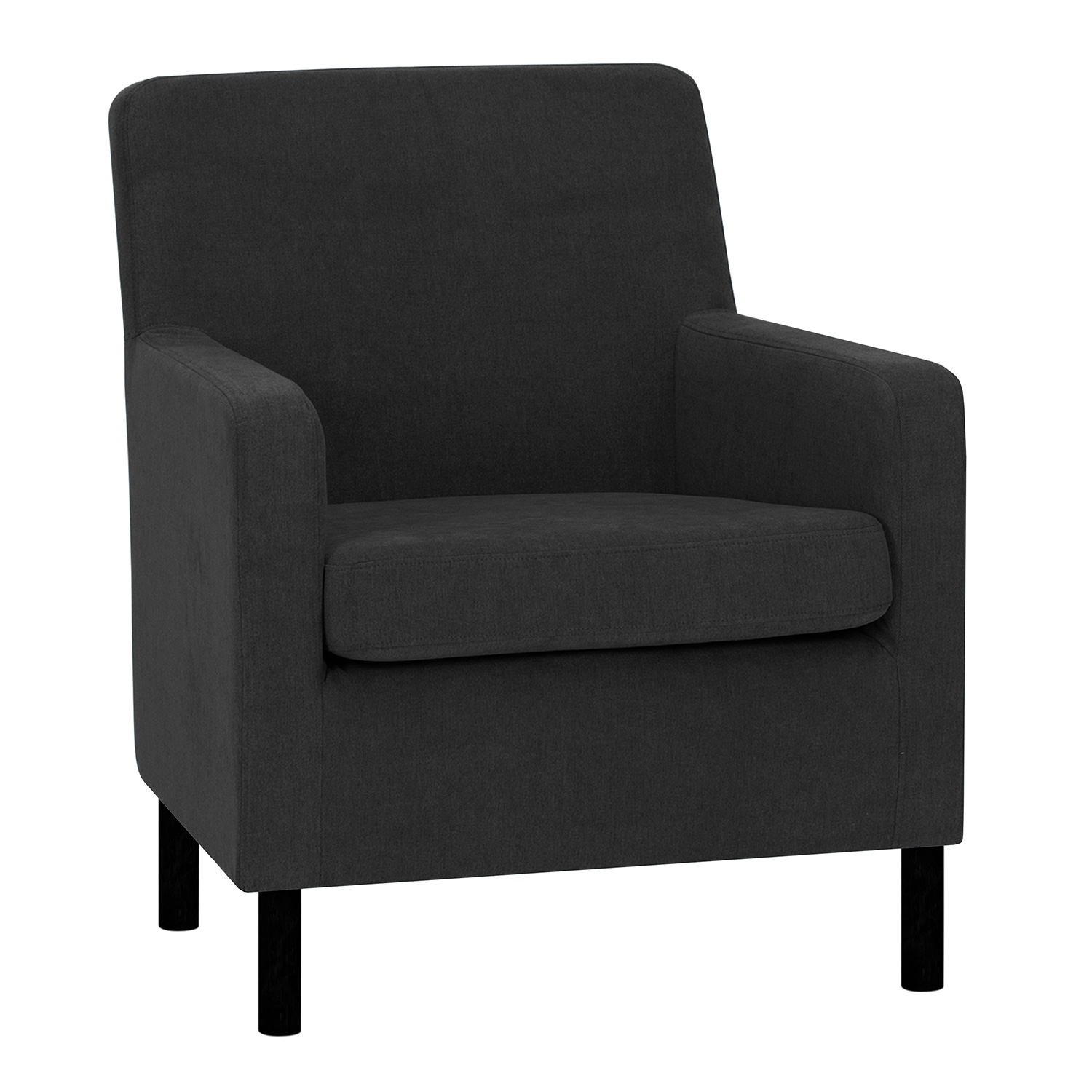 77895 Fotelis LOONE tamsiai pilkas - Image 1