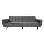 Sofa-lova FALUN 214x83xH82cm, pilkas aksomas - Image 2