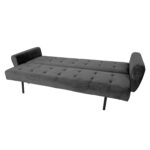 Sofa-lova FALUN 214x83xH82cm, pilkas aksomas - Image 8
