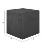 Pufas LYN tamsiai pilkas - Image 5