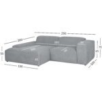Kampinė sofa LEHTE, kairysis kampas, pilka - Image 8