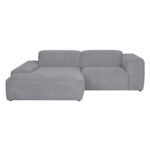 Kampinė sofa LEHTE, kairysis kampas, pilka - Image 2