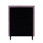 Kontinentinė lova LAARA 90x200 cm, rožinė - Image 4