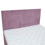 Kontinentinė lova LAARA 120x200 cm, rožinė - Image 4