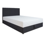 Lova LEIKO 120x200 cm, juoda