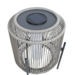 Sodo šviestuvas BREDAMI su saulės kolektoriumi, pilkos spalvos - Image 2