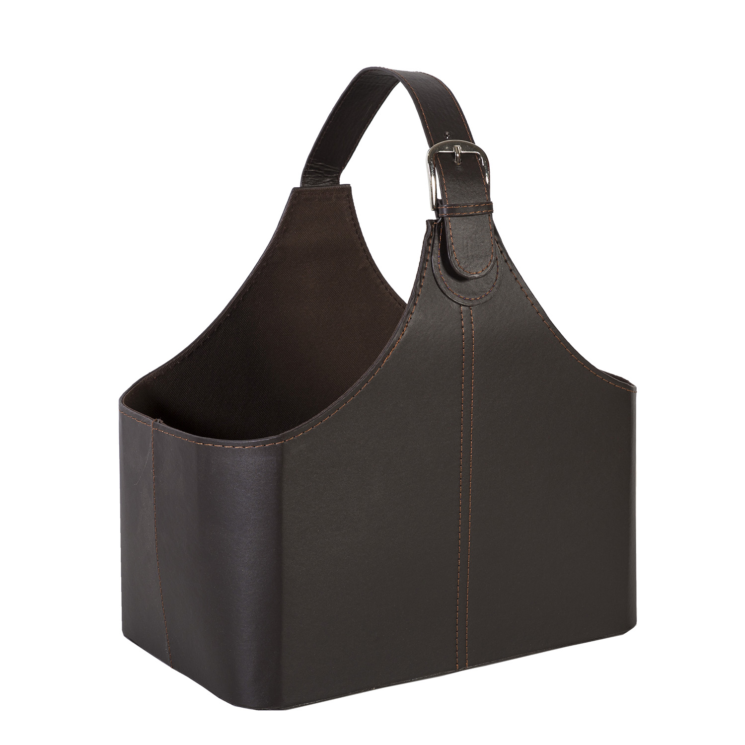 79971 Žurnalų krepšelis WALTER tamsiai rudas - Image 1